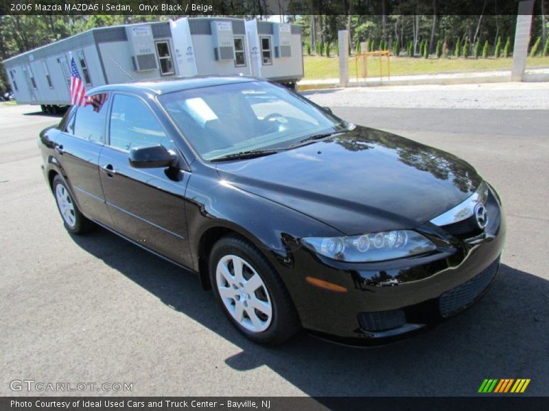 Onyx Black / Beige 2006 Mazda MAZDA6 i Sedan