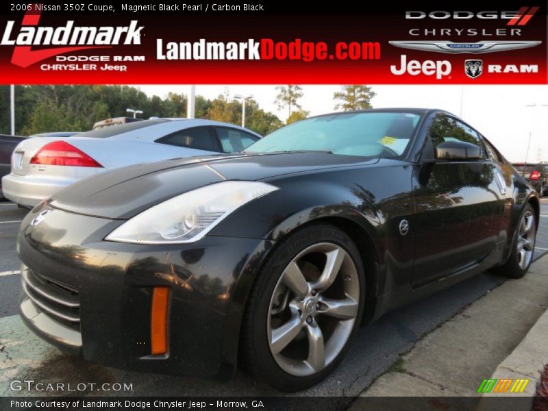 Magnetic Black Pearl / Carbon Black 2006 Nissan 350Z Coupe