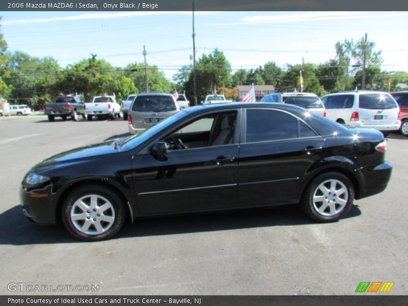 Onyx Black / Beige 2006 Mazda MAZDA6 i Sedan