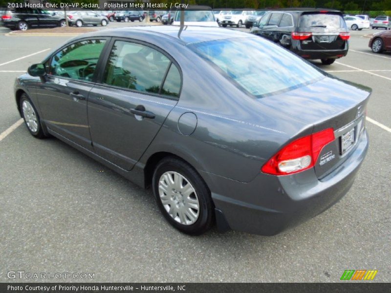 Polished Metal Metallic / Gray 2011 Honda Civic DX-VP Sedan
