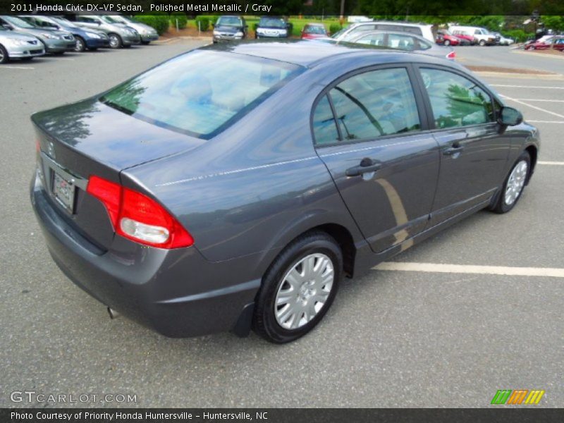 Polished Metal Metallic / Gray 2011 Honda Civic DX-VP Sedan