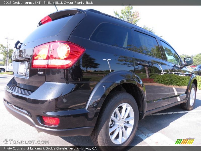 Brilliant Black Crystal Pearl / Black 2013 Dodge Journey SXT