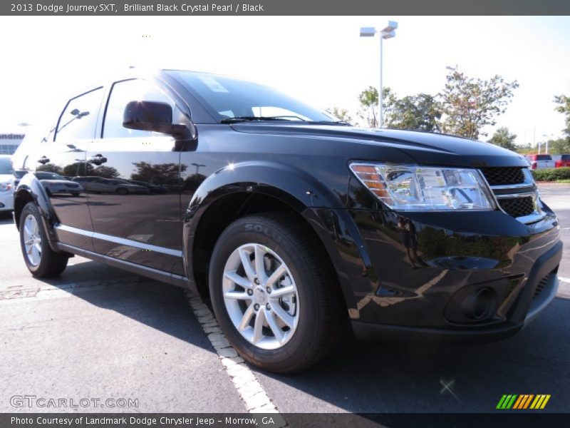 Brilliant Black Crystal Pearl / Black 2013 Dodge Journey SXT