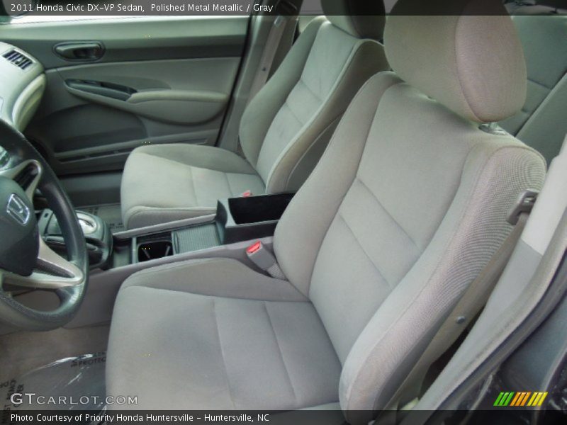 Polished Metal Metallic / Gray 2011 Honda Civic DX-VP Sedan