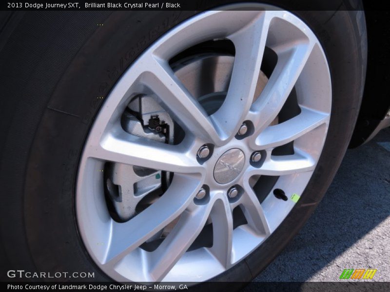 Brilliant Black Crystal Pearl / Black 2013 Dodge Journey SXT