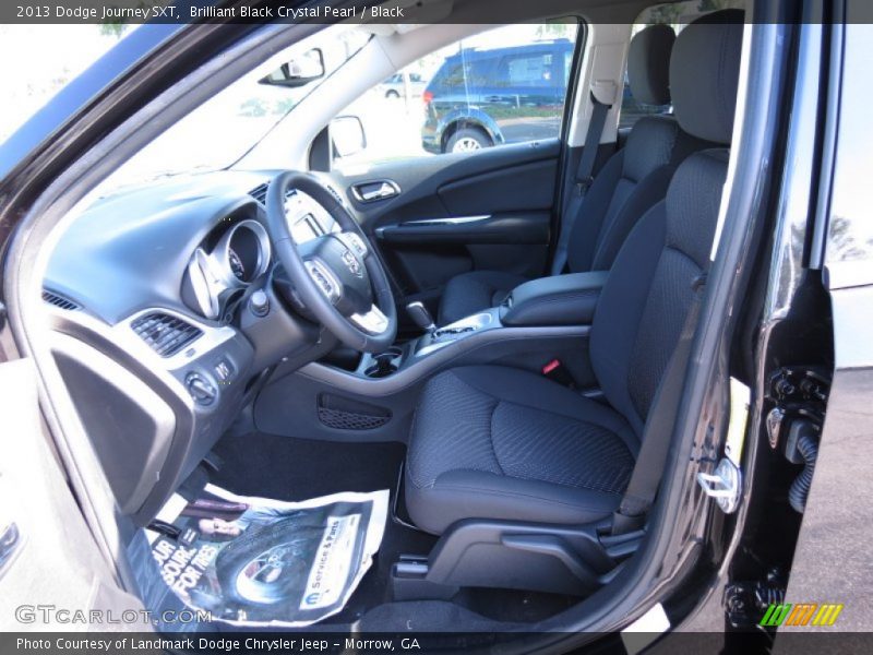 Brilliant Black Crystal Pearl / Black 2013 Dodge Journey SXT