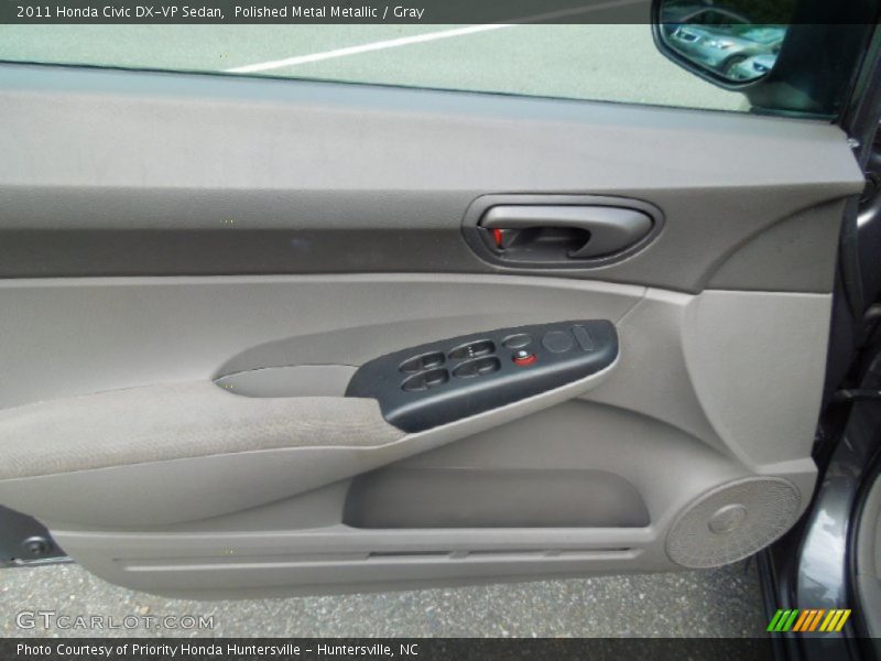 Polished Metal Metallic / Gray 2011 Honda Civic DX-VP Sedan