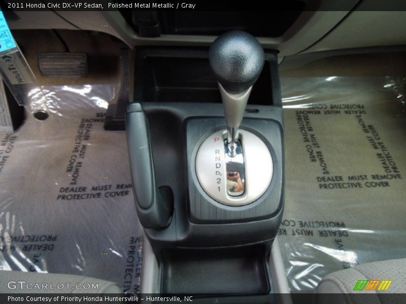 Polished Metal Metallic / Gray 2011 Honda Civic DX-VP Sedan