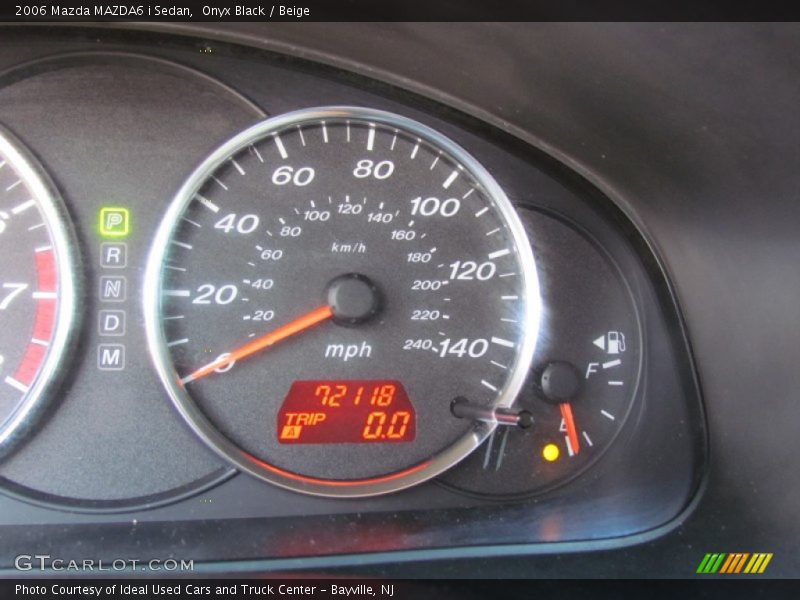 Onyx Black / Beige 2006 Mazda MAZDA6 i Sedan