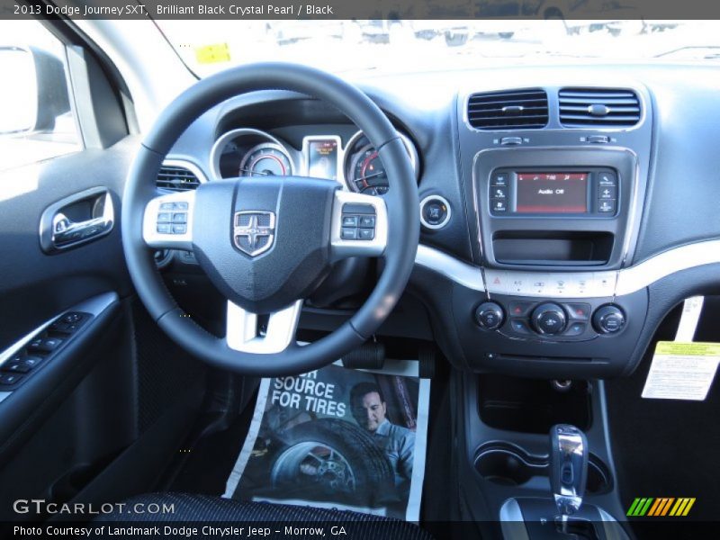 Brilliant Black Crystal Pearl / Black 2013 Dodge Journey SXT