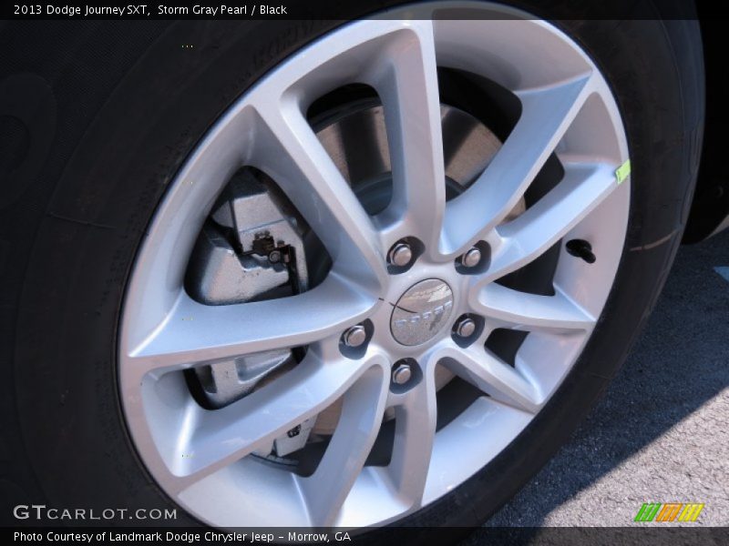 Storm Gray Pearl / Black 2013 Dodge Journey SXT