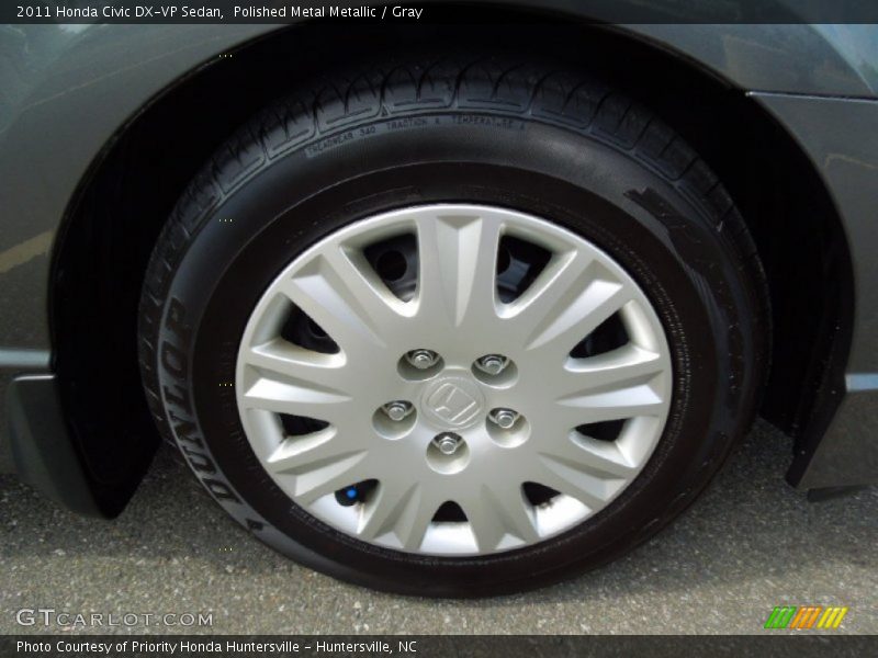 Polished Metal Metallic / Gray 2011 Honda Civic DX-VP Sedan