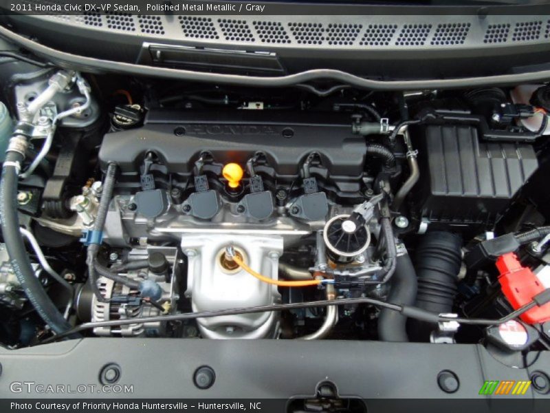 Polished Metal Metallic / Gray 2011 Honda Civic DX-VP Sedan