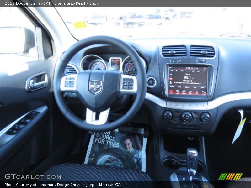 Storm Gray Pearl / Black 2013 Dodge Journey SXT