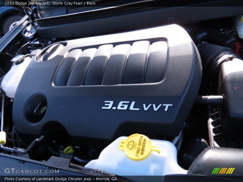 Storm Gray Pearl / Black 2013 Dodge Journey SXT