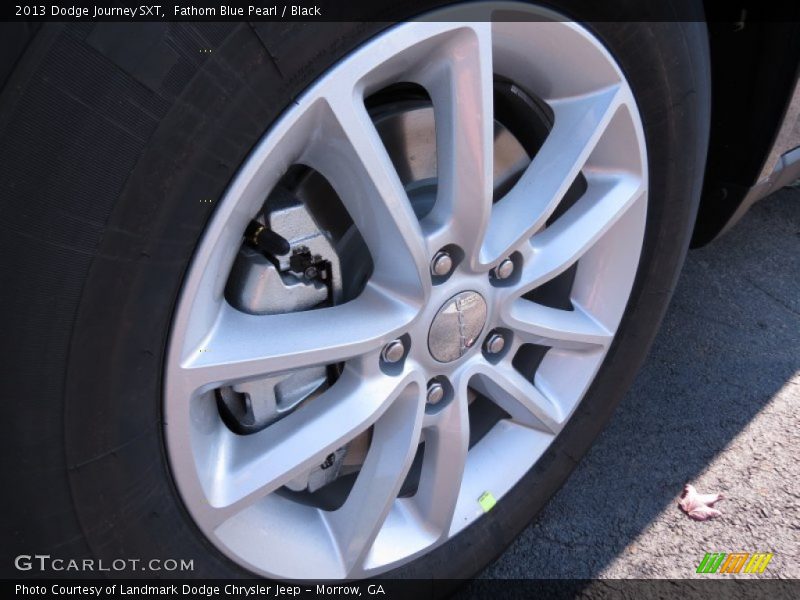 Fathom Blue Pearl / Black 2013 Dodge Journey SXT