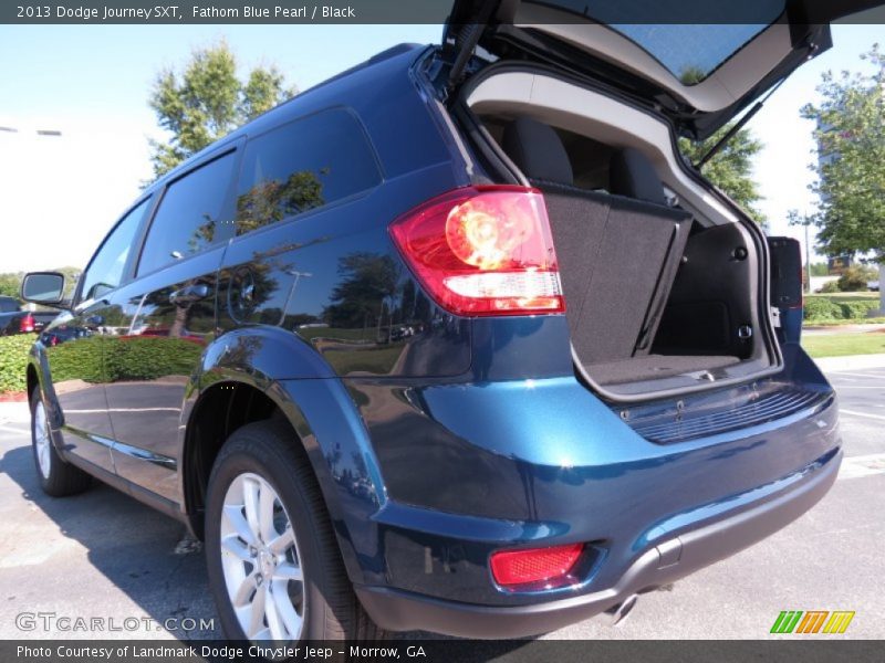 Fathom Blue Pearl / Black 2013 Dodge Journey SXT