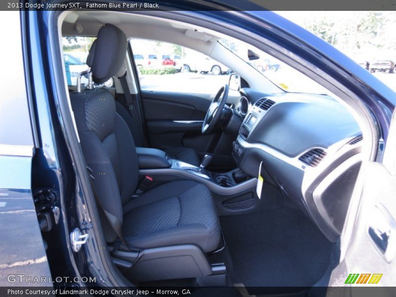Fathom Blue Pearl / Black 2013 Dodge Journey SXT