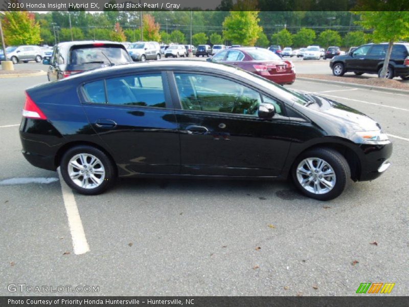 Crystal Black Pearl / Gray 2010 Honda Insight Hybrid EX