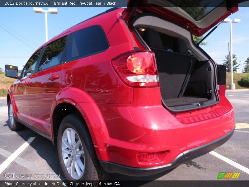 Brilliant Red Tri-Coat Pearl / Black 2013 Dodge Journey SXT