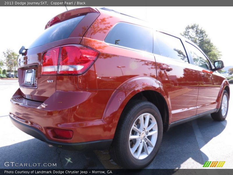 Copper Pearl / Black 2013 Dodge Journey SXT