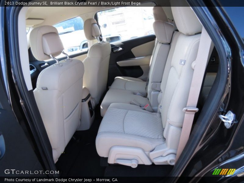 Brilliant Black Crystal Pearl / Black/Light Frost Beige 2013 Dodge Journey SE
