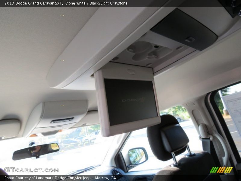 Stone White / Black/Light Graystone 2013 Dodge Grand Caravan SXT