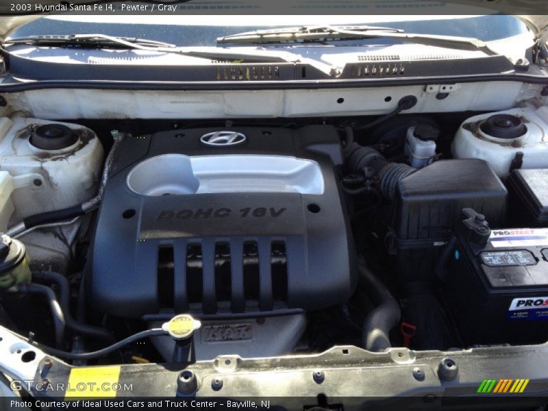 Pewter / Gray 2003 Hyundai Santa Fe I4