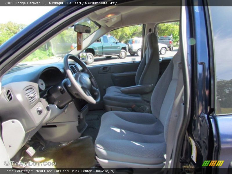 Midnight Blue Pearl / Medium Slate Gray 2005 Dodge Caravan SE