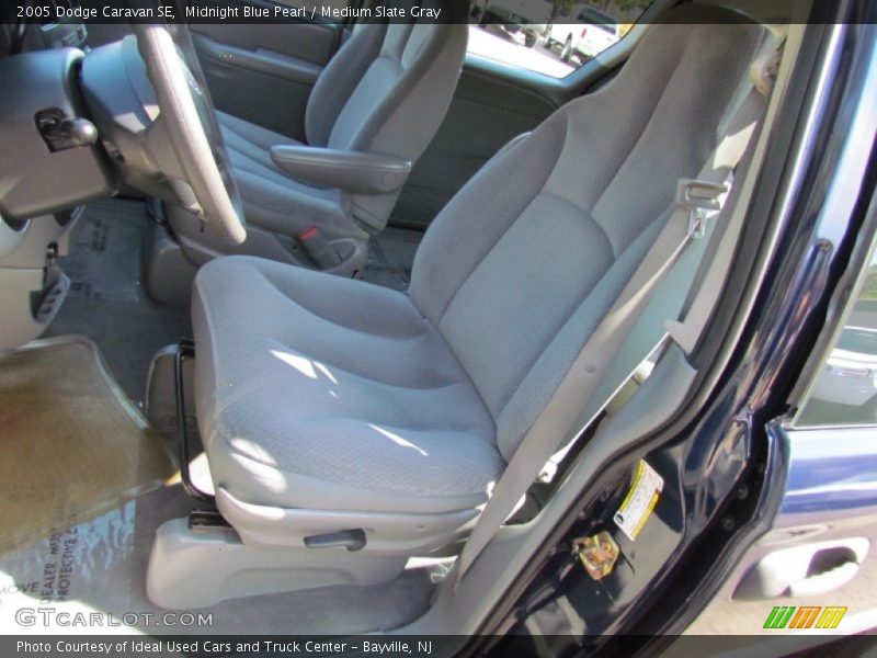Midnight Blue Pearl / Medium Slate Gray 2005 Dodge Caravan SE