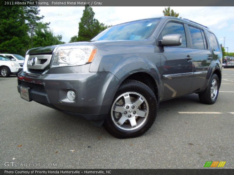 Polished Metal Metallic / Gray 2011 Honda Pilot Touring