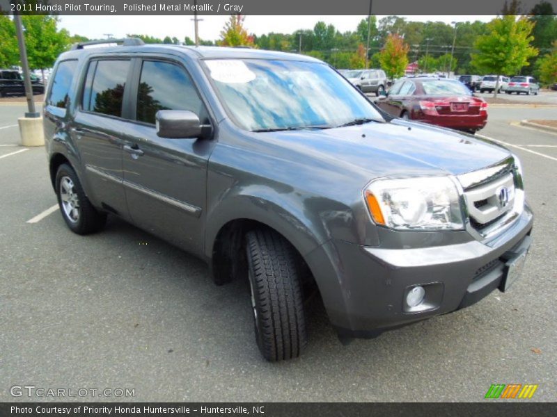 Polished Metal Metallic / Gray 2011 Honda Pilot Touring