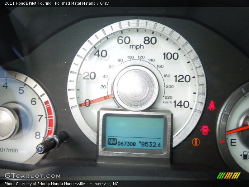 Polished Metal Metallic / Gray 2011 Honda Pilot Touring