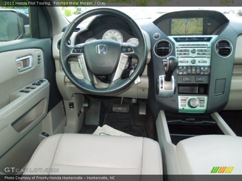 Polished Metal Metallic / Gray 2011 Honda Pilot Touring