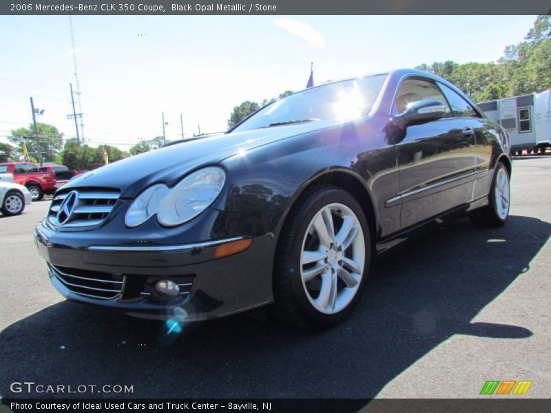 Black Opal Metallic / Stone 2006 Mercedes-Benz CLK 350 Coupe