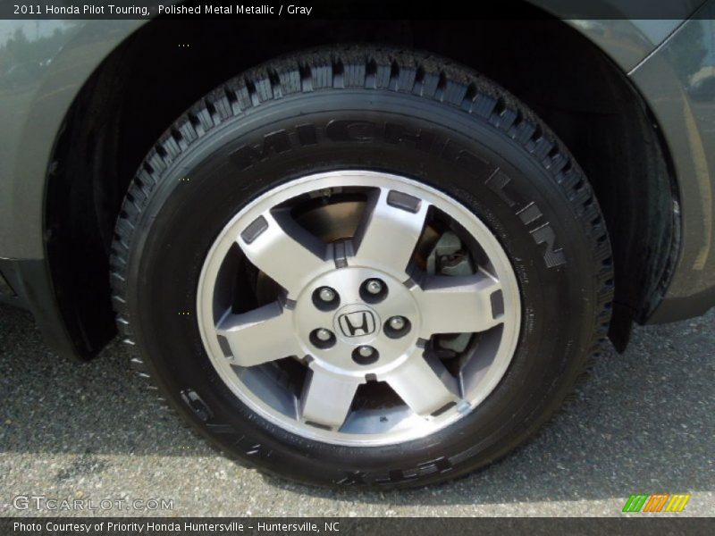 Polished Metal Metallic / Gray 2011 Honda Pilot Touring