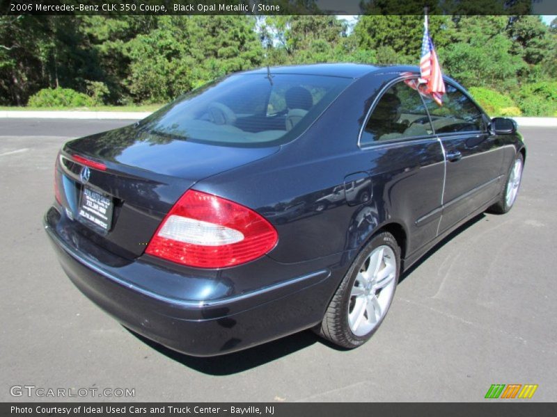 Black Opal Metallic / Stone 2006 Mercedes-Benz CLK 350 Coupe