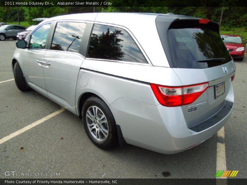 Alabaster Silver Metallic / Gray 2011 Honda Odyssey EX-L