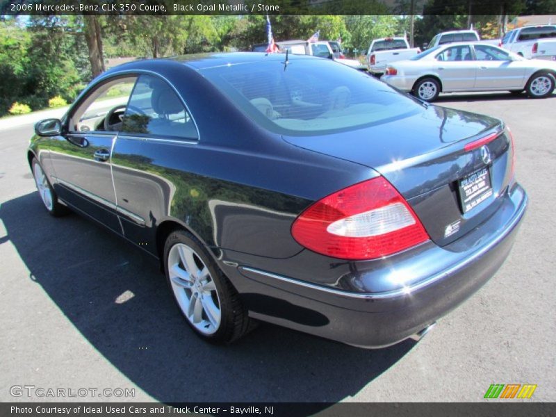 Black Opal Metallic / Stone 2006 Mercedes-Benz CLK 350 Coupe