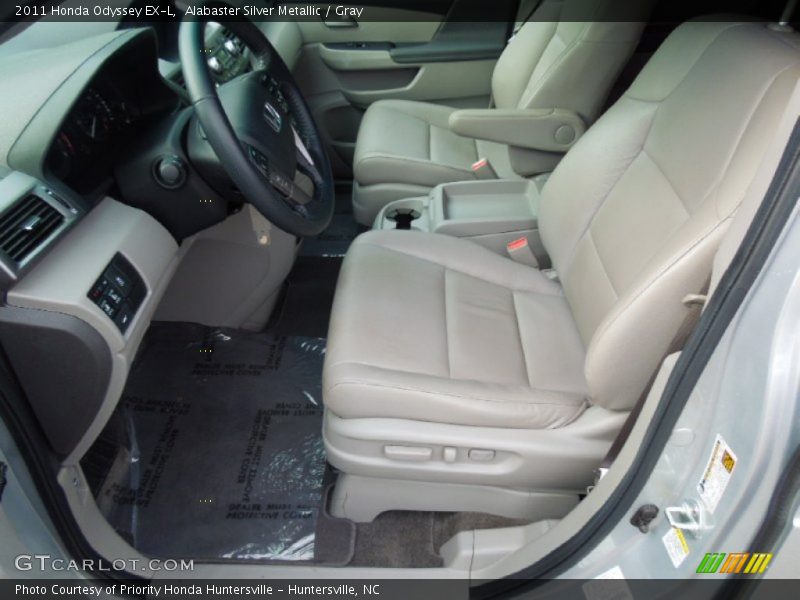 Alabaster Silver Metallic / Gray 2011 Honda Odyssey EX-L