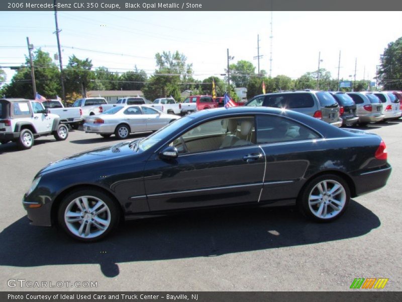 Black Opal Metallic / Stone 2006 Mercedes-Benz CLK 350 Coupe