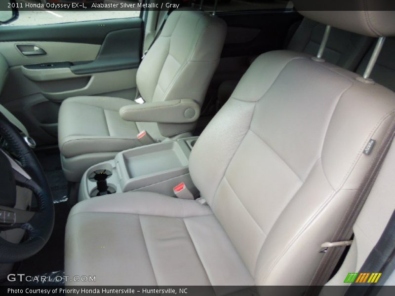 Alabaster Silver Metallic / Gray 2011 Honda Odyssey EX-L