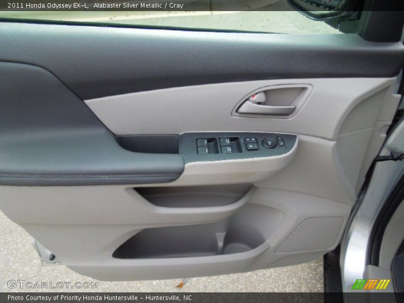 Alabaster Silver Metallic / Gray 2011 Honda Odyssey EX-L