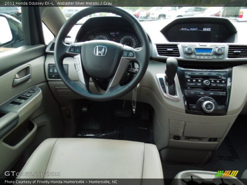 Alabaster Silver Metallic / Gray 2011 Honda Odyssey EX-L