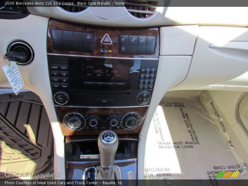 Black Opal Metallic / Stone 2006 Mercedes-Benz CLK 350 Coupe