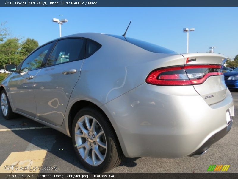Bright Silver Metallic / Black 2013 Dodge Dart Rallye