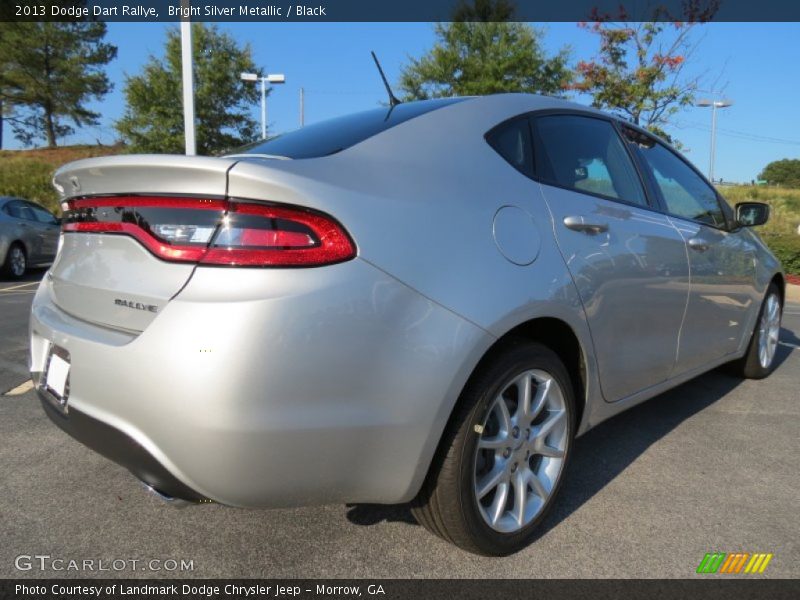 Bright Silver Metallic / Black 2013 Dodge Dart Rallye