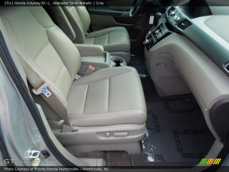 Alabaster Silver Metallic / Gray 2011 Honda Odyssey EX-L