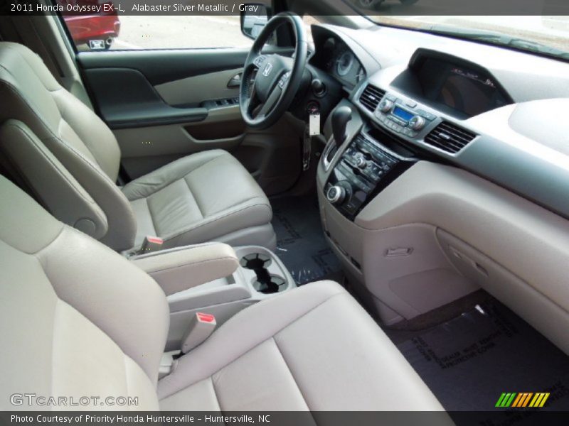 Alabaster Silver Metallic / Gray 2011 Honda Odyssey EX-L