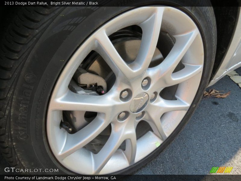 Bright Silver Metallic / Black 2013 Dodge Dart Rallye